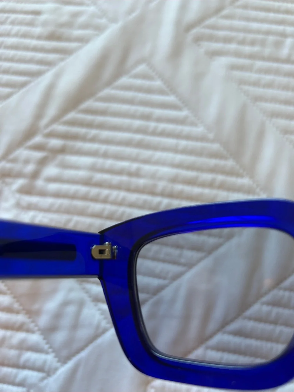 Bold Cobalt Blue women’s Rectangular Sunglasses